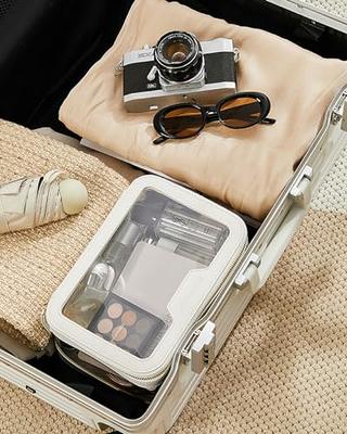 Rownyeon Clear Makeup Case Toiletry Bag Multipurpose Travel Makeup