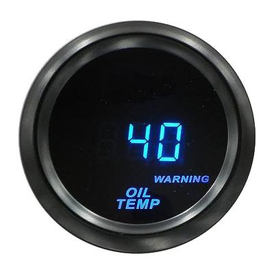 AUCELI Car Digital Oil Temperature Gauge, Universal Meter Kit, 2 52mm &  Blue LED Light Display - Yahoo Shopping