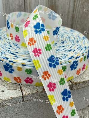 Printed 3/8 Grosgrain Ribbon