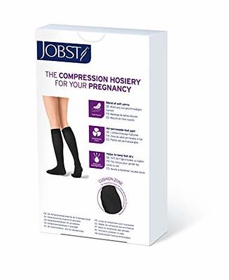 JOBST Maternity Opaque Waist High Compression Stockings Pantyhose, 20-30  mmHg Moderate Support for Swollen Legs during Pregnancy, Closed Toe