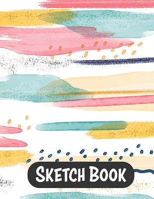 9x12 inches Sketch Book, 100 Sheets Top Spiral Bound Drawing Book Paper (68  lb/100gsm) Sketchbook Pad for Kid Adults Artist, Acid Free Art Paper for  Colored Pencil Sketch Stick Marker Art 