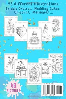 Wedding Coloring Books For Kids Ages 4-12: Wedding Coloring Book  (Paperback)