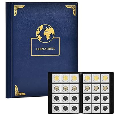 Coin Collection Supplies Holder Book for Collectors and 12 Sheets Money  Binder Book Holder Page Protectors Bundle - Yahoo Shopping