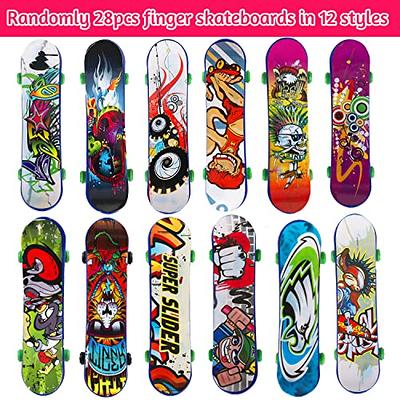 28 PCS Mini Finger Skateboards for Kids Valentines Gifts for