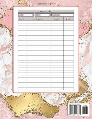 Inventory Log Book: Simple Inventory Book For Small Business, Inventory  Tracker Log Book, Small Business Inventory Tracking Record Book, Inventory  Log Sheets