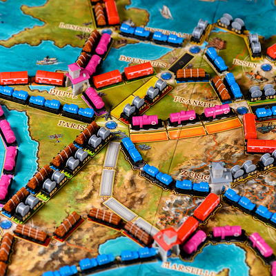 Ticket To Ride Strategy Board Game for ages 8 and up, from Asmodee 