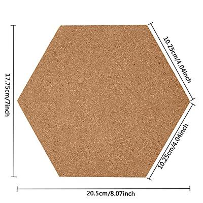 HBlife Hexagon Cork Board Tiles 10 Pack Self-Adhesive Corkboards for Wall  Pin Board Decorative Bulletin Board for Office Home Kitchen with 50  Multi-Color Push Pins - Yahoo Shopping