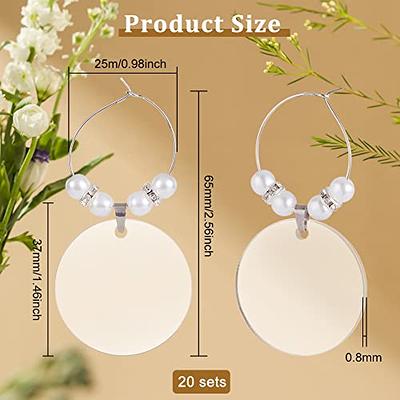 Shop Beebeecraft 20Pcs/Box Wine Glass Charm Rings 20mm 18K Gold Plated Open  Earring Beading Hoop for Birthday Party Favors Family Gathering Wine  Tasting Decorations for Jewelry Making - PandaHall Selected