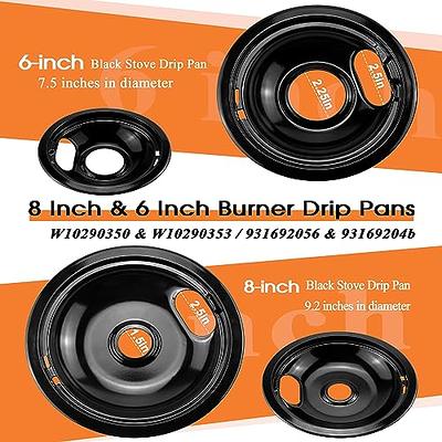 Porcelain Burner Drip Pan Cooktop Set & MP22YA Electric Range Burner  Element Unit Set Replacement - Compatible with Whirlpool Electric Range  Stove Top - Yahoo Shopping