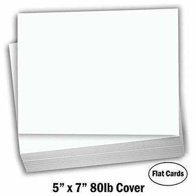 80lb White Blank Business Cards - 100 Sheets