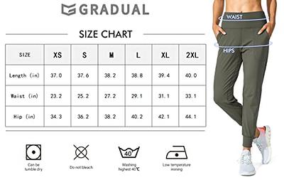 G Gradual Women's Joggers High Waisted Yoga Pants with Pockets Loose  Leggings for Women Workout, Athletic, Lounge (Olive Green, Medium) - Yahoo  Shopping