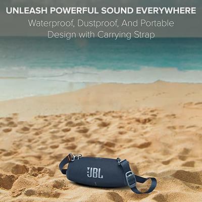  JBL Xtreme 3 - Portable Bluetooth Speaker, Powerful Sound and  Deep Bass, PartyBoost for Multi-Speaker Pairing (Black) & Tune 125TWS True  Wireless in-Ear Headphones (Black), Small : Electronics