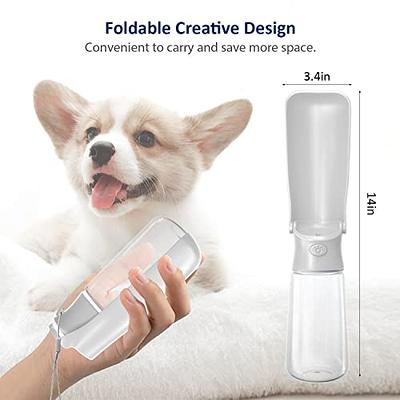 Foldable Pet Dog Drinking Water Bottles Travel Hand Held Puppy