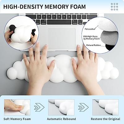 Soft Memory Sponge Mouse Pad - Natural Ergonomic Station