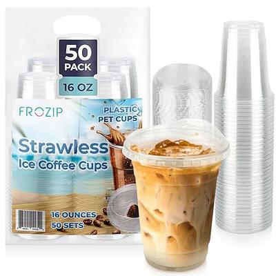 PET Clear Plastic Smoothie Cups