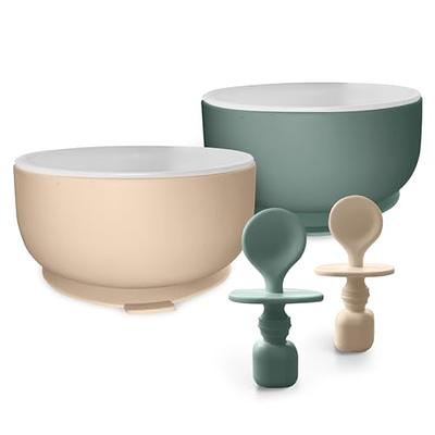  Baby Bowls and Matching Lids - Suction Cup Bowls for