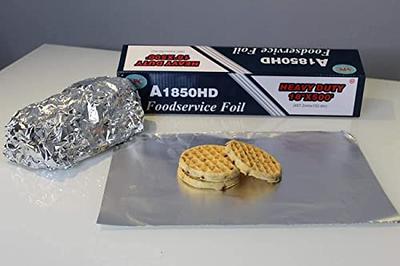 Ox Plastics Freedom Aluminum Foil Wrap, Heavy-Duty, Commercial Grade for  Food Service Industry, Silver Foil for Cooking, Roasting, Baking, BBQ &  Parties