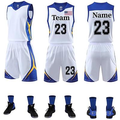 DVGEY Custom Basketball Jersey -Fan Jersey - Custom Any Name Number Team  Logo - Custom Basketball Jersey for Kids Boys Men Adult & Personalized Team  Uniforms (White) - Yahoo Shopping