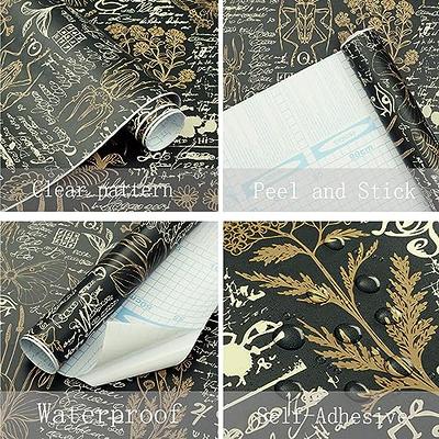 Contact Paper White Gray Leaf, Peel And Stick Wallpaper, Removable  Wallpaper, Shelf Liner, Drawer Liner
