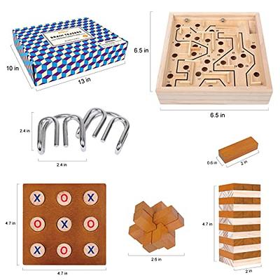 WE Games Tic-tac-toe Wooden Board Game – Wood Expressions