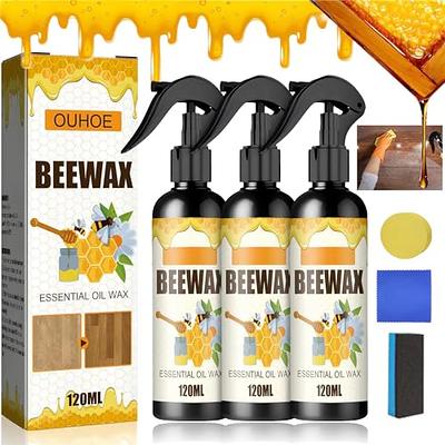 LXINYE Natural Micro-Molecularized Beeswax Spray,Bees Wax Furniture Polish  And Cleaner,Antique Furniture Cleaner,Beeswax For Wood (1pcs) - Yahoo  Shopping