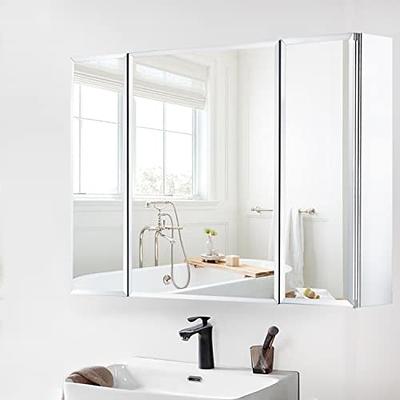 Oversized Bathroom Medicine Cabinet Wall Mounted Storage With Mirror,  Hanging Bathroom Wall Cabinet Organizer - Yahoo Shopping