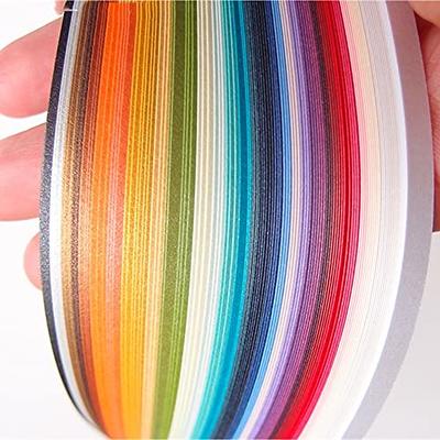 ODETOJOY Quilling Paper Strip 3mm White Quilling Strips 3mm Quilling Paper  1/8inch Single Color White