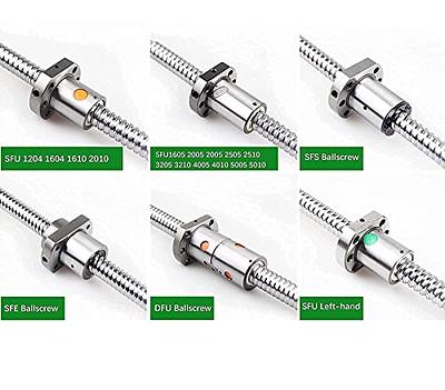 Mssoomm 16mm CNC Ballscrew Kit SFU1610 RM1610 Anti-Backlash Ball