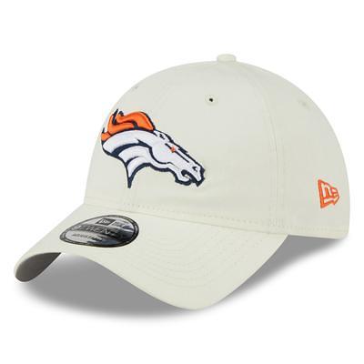 Men's New Era Cream/Orange Denver Broncos 2022 Sideline 59FIFTY Fitted Hat