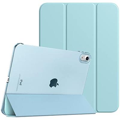 TiMOVO Case for New iPad 9th Generation 2021/8th Gen 2020/7th Gen 2019  (Compatible with Official Smart Cover) - Slim Translucent Frosted Back  Shell
