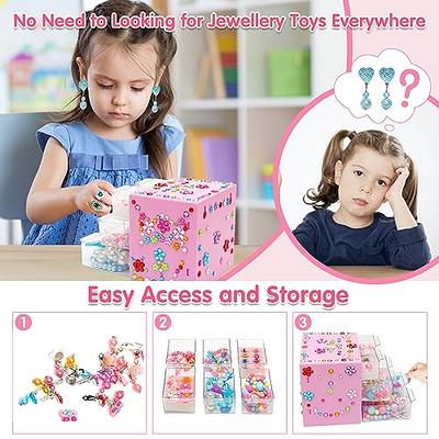 Toys for Girls Jewelry,37PCS Princess Toddler Girl Toys Age 6-8 for Pretend  Play 