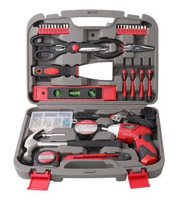 4.8 Volt Rechargeable Cordless Screwdriver red – Apollo Tools