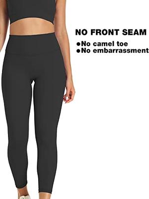 NEPOAGYM High Waisted Leggings for Women No Front Seam,Lightweight Yoga  Leggings Buttery Soft 25 Inches 7/8 Length(Black,L) - Yahoo Shopping