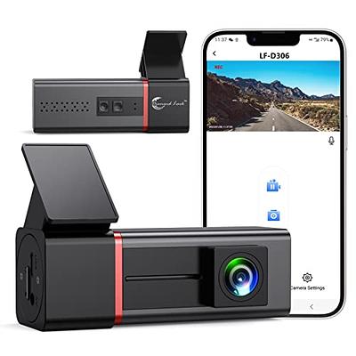 Dash Cam Front 2K WiFi, GOODTS Dash Camera for Cars, Dashcam Car Camera  with 1.5-Inch Screen, Dashboard Camera with App Control, G-Sensor, Parking