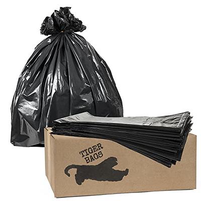 20-30 Gallon 2 MIL Black Garbage Trash Bags - 30 x 36 - Pack of 100 - For  Contractor & Commercial