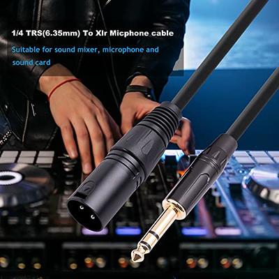  Cable Matters 6.35mm (1/4 Inch) TRS to XLR Cable 3 ft Male to  Female (XLR to TRS Cable, XLR to 1/4 Cable, 1/4 to XLR Cable) : Musical  Instruments