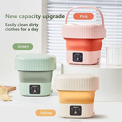 2023 Portable washing Machine Folding Mini Washing Machine Small Washer for  Underwear Socks Baby Clothes Suitable for Apartment Dorm Travelling, Green  - Yahoo Shopping