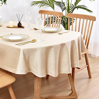 Demetex Linen Placemats Set of 4 Heat Resistant Table Place Mats