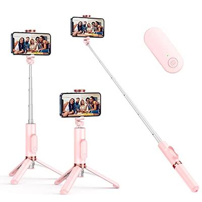 Aureday Phone Tripod, Flexible Tripod for iPhone and Android Cell Phone,  Portable Small Tripod with Wireless Remote and Clip for Video