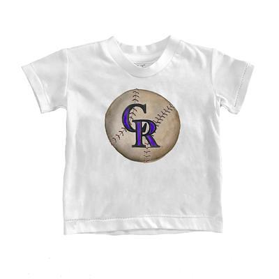 Lids Colorado Rockies Tiny Turnip Youth Baseball Bow T-Shirt