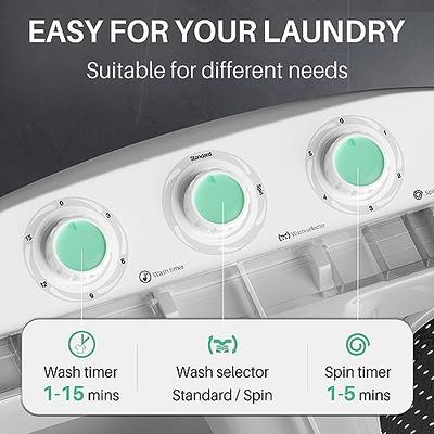 Portable Small Washing Machine, 13.5Lbs Mini Compact Washer and