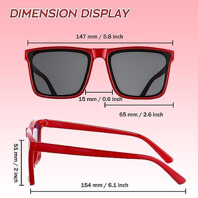 Retro Square Sunglasses for Women Men Small Frame Rectangle