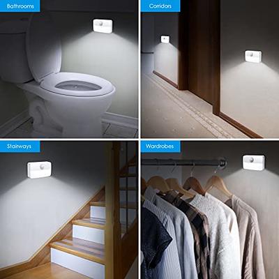 Led Round Lights, Motion Sensor Lighting Night Light, Wireless Cupboard  Magnetic Lights, Battery Operated With Usb, For Under Cabinet, Kitchen,  Stairs