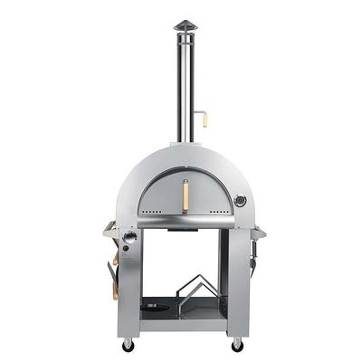 Hanover Portable Wood Fired Pizza Oven in Stainless Steel