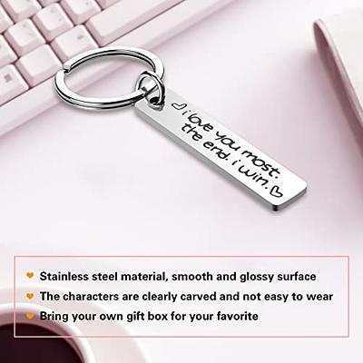 Mantoudoss Christmas Gift for Boyfriend Keychain, Drive Safe Keychain for Boyfriend Christmas Gifts for Boyfriend from Girlfriend