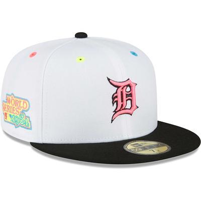 Men's New Era White/Pink Detroit Tigers Flamingo 59FIFTY Fitted Hat