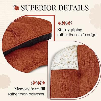 Padded Chair Cushions  Foam Chair Pads with Ties