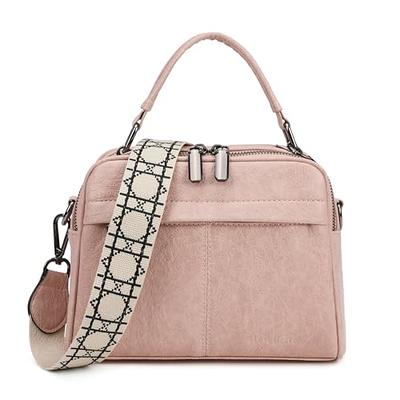 Pink Mini Clutch Soft Leather Crossbody Bag Small For Women
