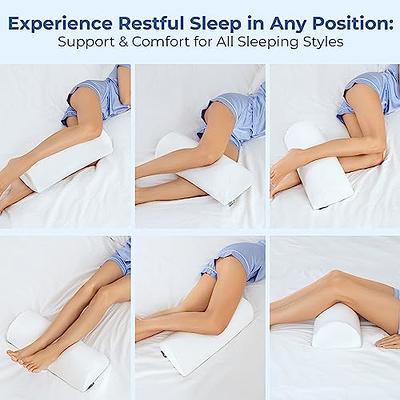 Epocak Smooth-Spine Alignment Pillow, Relieve Hip Pain and Sciatica, Leg &  Knee Support Pillow, Leg Pillows for Improved Side Sleepers Relieving Leg