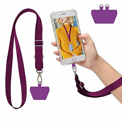 Thick Rope Cell Phone Lanyard Crossbody,Universal Adjustable Nylon Neck  Strap With Wrist Lanyard For Iphone Samsung